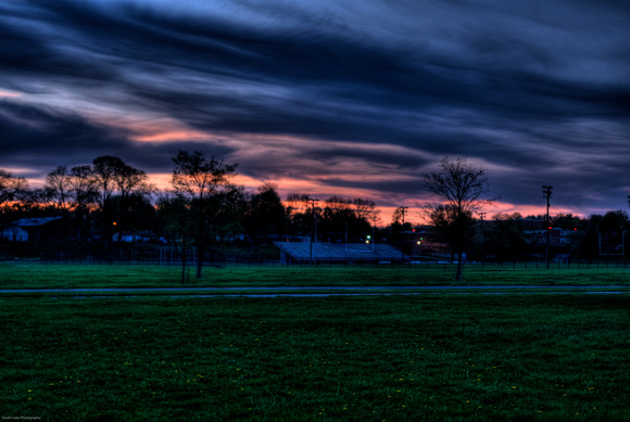 Far East Park at sunset